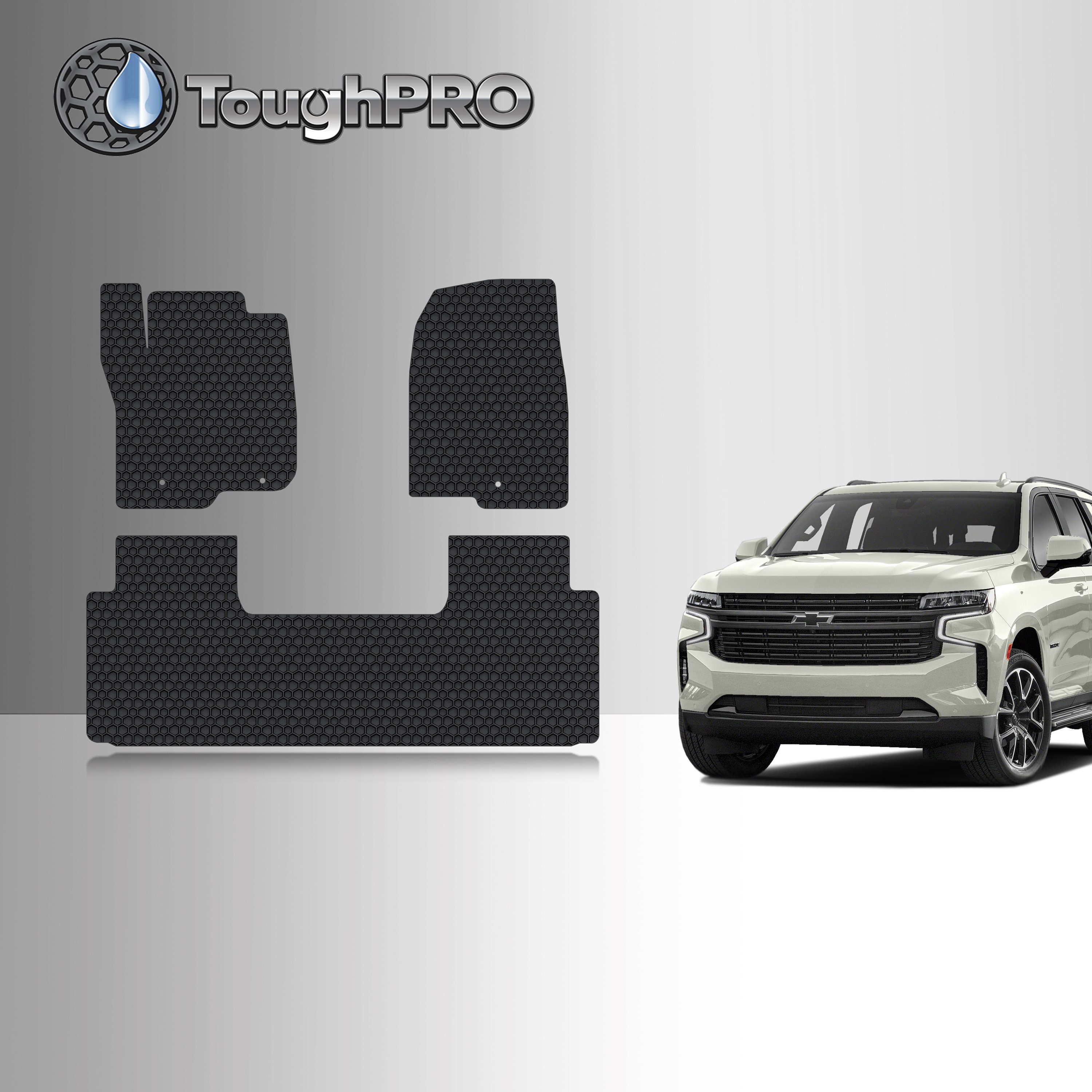 ToughPRO Floor Mats Black For Chevrolet Tahoe All Weather 2021 Etsy