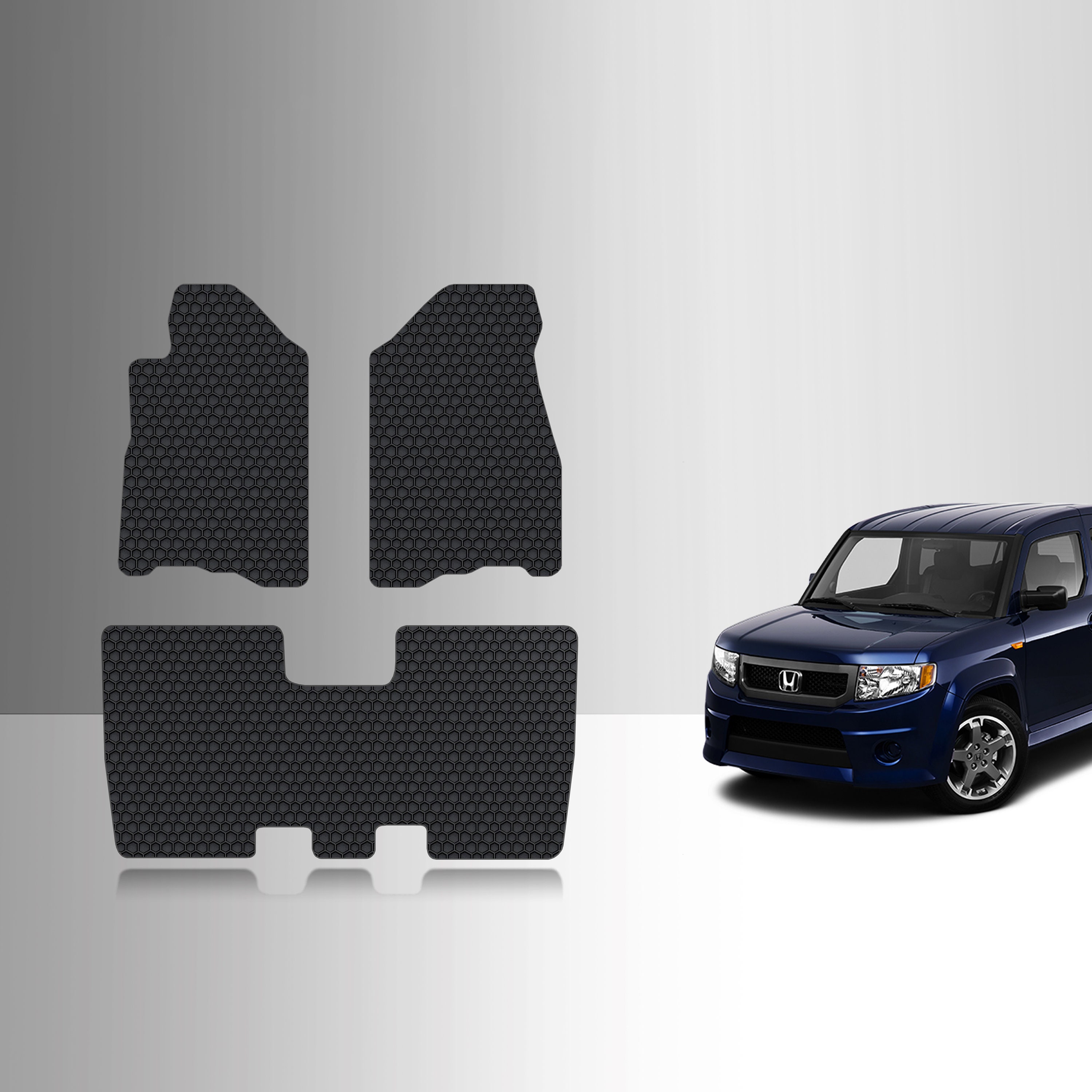ToughPRO Black Rubber Floor Mats For BMW 3 Series 2006-2011 – All Weather Heavy Duty, Full Set