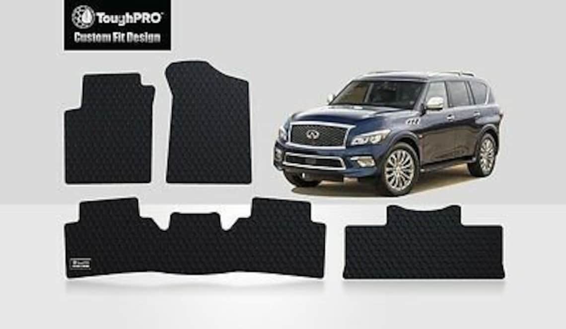 ToughPRO Floor Mats 3rd Row Black For Infiniti QX80 All Etsy