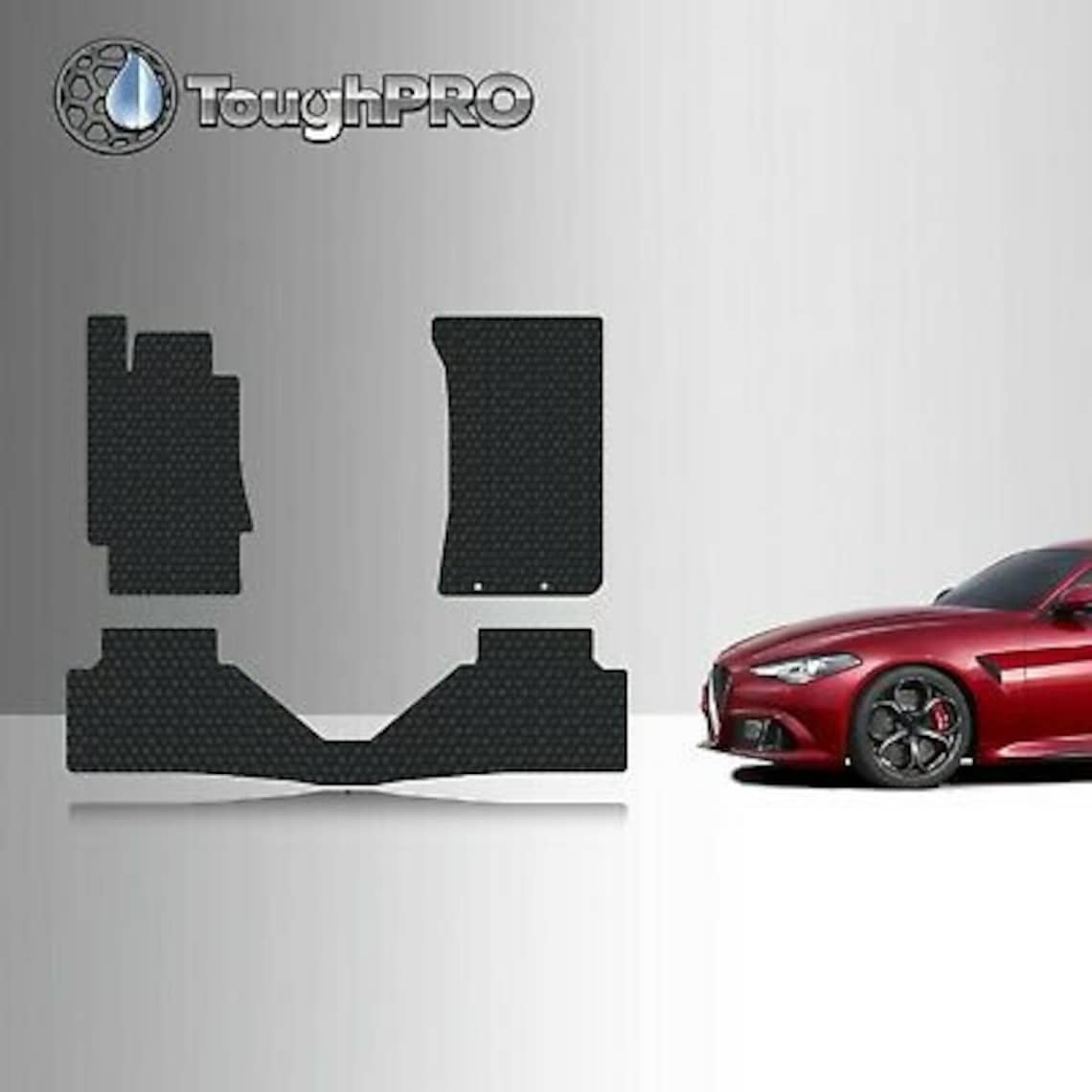 ToughPRO Floor Mats Black For Alfa Romeo Giulia RWD All Etsy