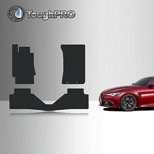 ToughPRO Floor Mats Black For Alfa Romeo Giulia RWD All Weather 2017-2025