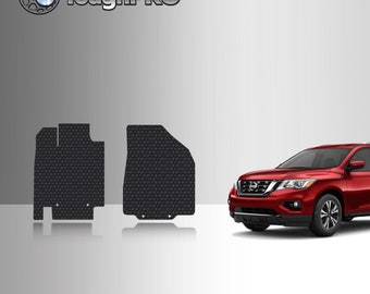 ToughPRO Front Mats Black For Nissan Pathfinder All Weather Custom Fit 2013-2020