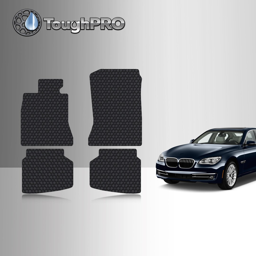 Toughpro Floor Mats Black for BMW 7 Series All Weather Custom Etsy