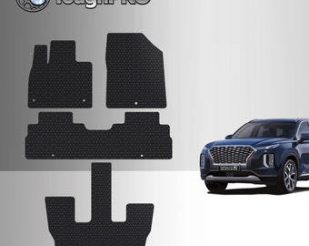 ToughPRO Floor Mats + 3rd Row Black For KIA Telluride All Weather 2020-2025