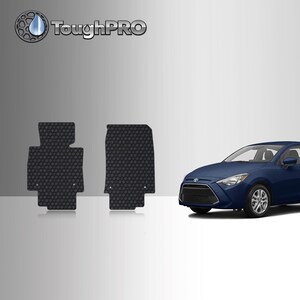 ToughPRO Front Mats Black For Toyota Yaris iA All Weather 2017-2018