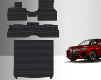 ToughPRO Full Set Floor Mats Black For BMW IX All Weather Custom Fit 2022-2025