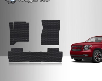 ToughPRO Floor Mats Black For Chevrolet Suburban Bench All Weather 2015-2020