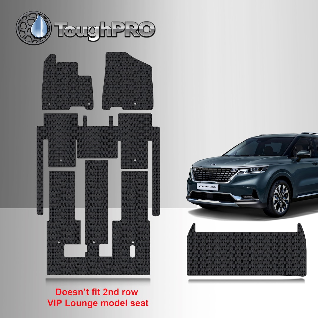 Toughpro Full Set Storage Black for KIA Carnival 8 Seater Etsy