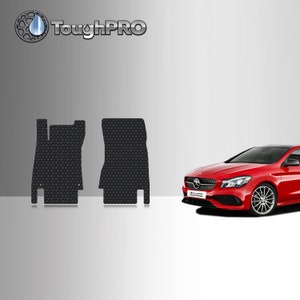 ToughPRO Front Mats Black For Mercedes-Benz A Class All Weather Custom Fit 2019-2022