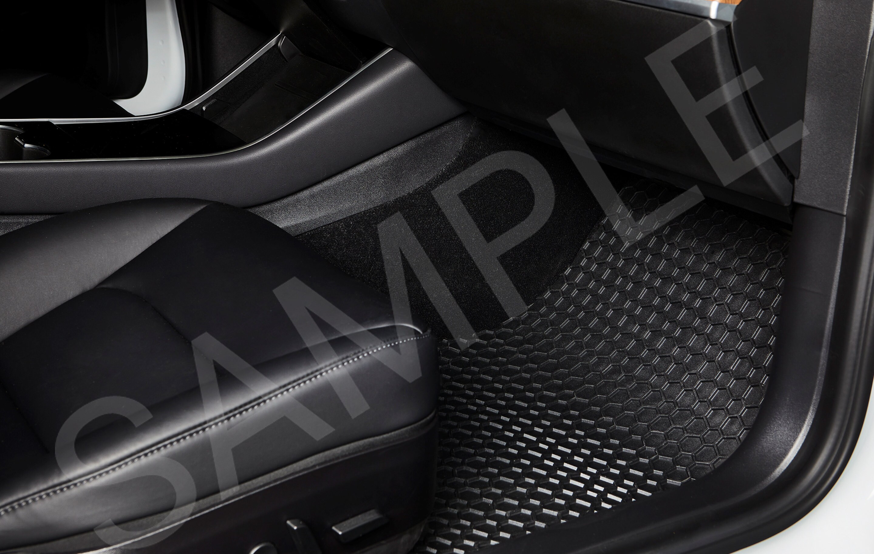 thumbnail image 2 of ToughPRO Heavy Duty Rubber Floor Mats For Dodge Durango (2016-2025) - Custom Fit All-Weather Protection - Black, 1st & 2nd Row 2 of 3