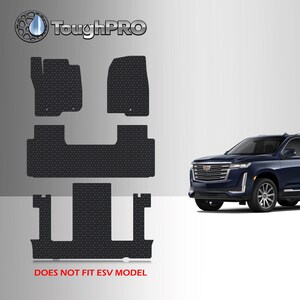 Toughpro Floor Mats 3rd Row Black for Cadillac Escalade 2nd Row Bucket 2021 2025 Etsy Canada
