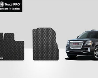 ToughPRO Front Mats Black For GMC Terrain All Weather Custom Fit 2010-2017