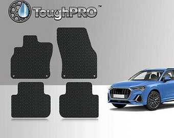 ToughPRO Floor Mats Black For Audi Q3 All Weather Custom Fit 2019-2024