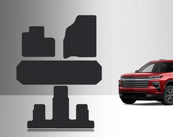 ToughPRO Floor Mats + 3rd Row Black For Chevrolet Traverse Bucket 2024-2025