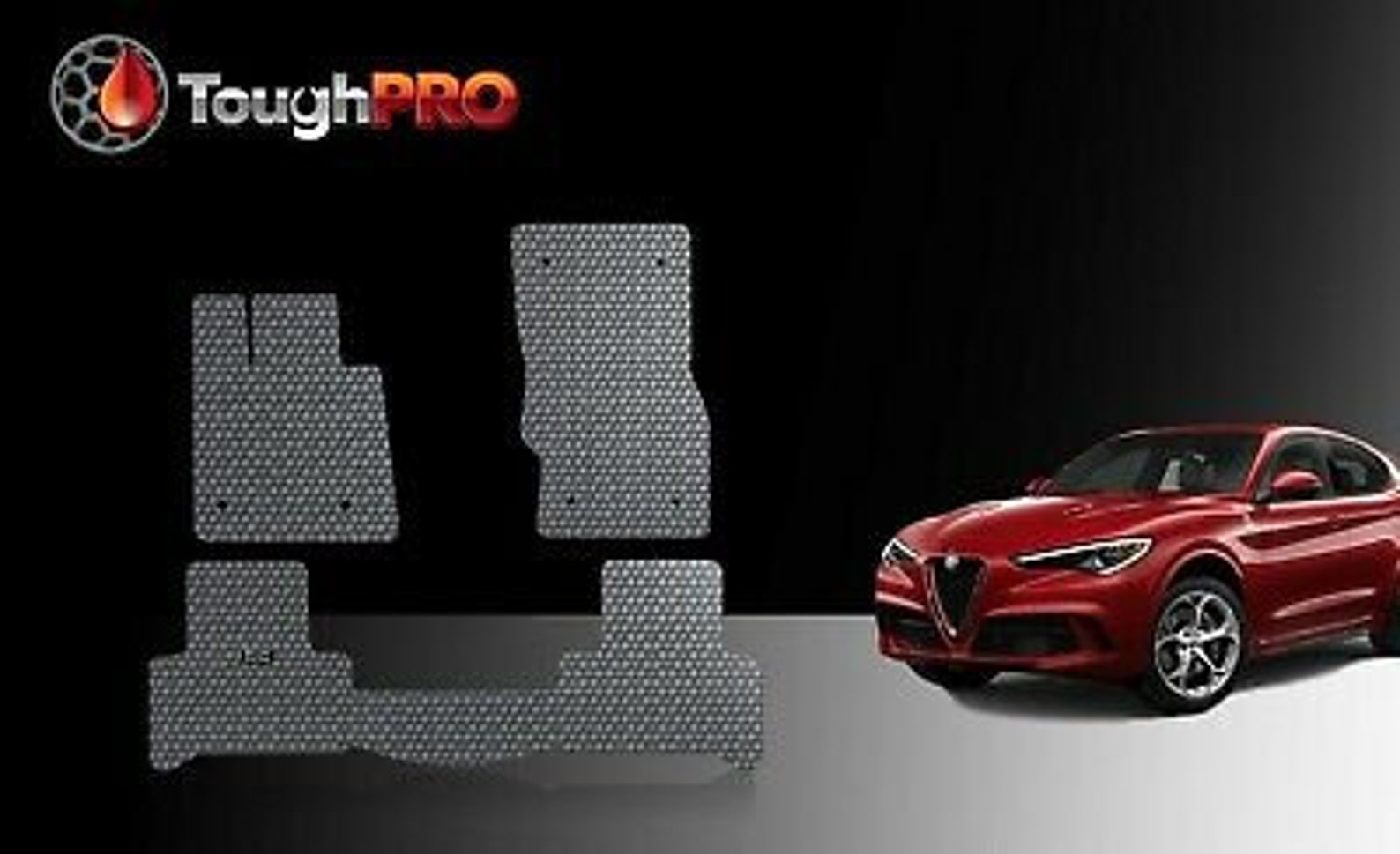 ToughPRO Floor Mats Gray For Alfa Romeo Stelvio All Weather Etsy