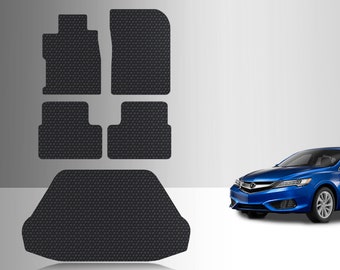 ToughPRO Full Set Floor Mats BLACK For Acura ILX All Weather Custom Fit 2013-2022