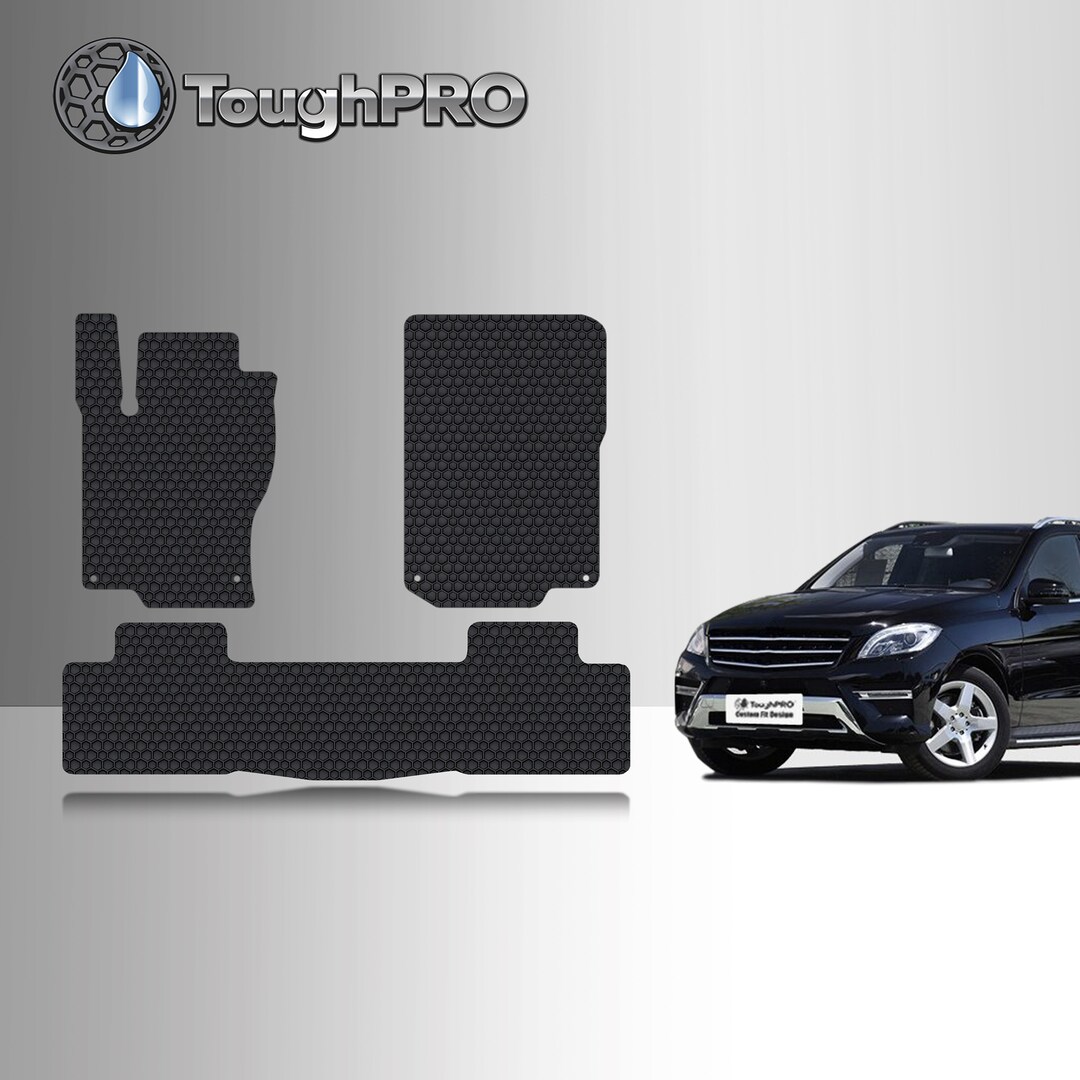 Toughpro Floor Mats Black for Mercedesbenz ML350 All Weather 20122015