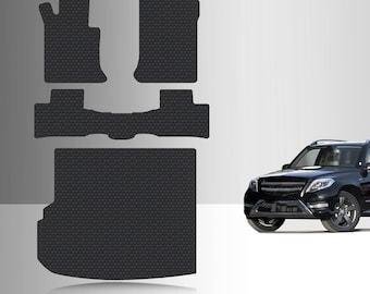 ToughPRO Full Set Floor Mats Black For Mercedes Benz GLK Class All Weather Custom Fit 2009-2015
