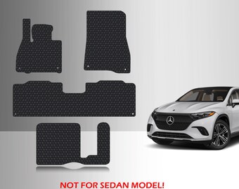 ToughPRO Floor Mats + 3rd Row Black For Mercedes-Benz EQS 450+ EQS580 All Weather SUV 2022-2025