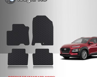 ToughPRO Floor Mats Black For Hyundai Kona Electric All Weather 2019-2023