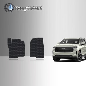 ToughPRO Front Mats Black For Chevrolet Tahoe All Weather 2021-2025