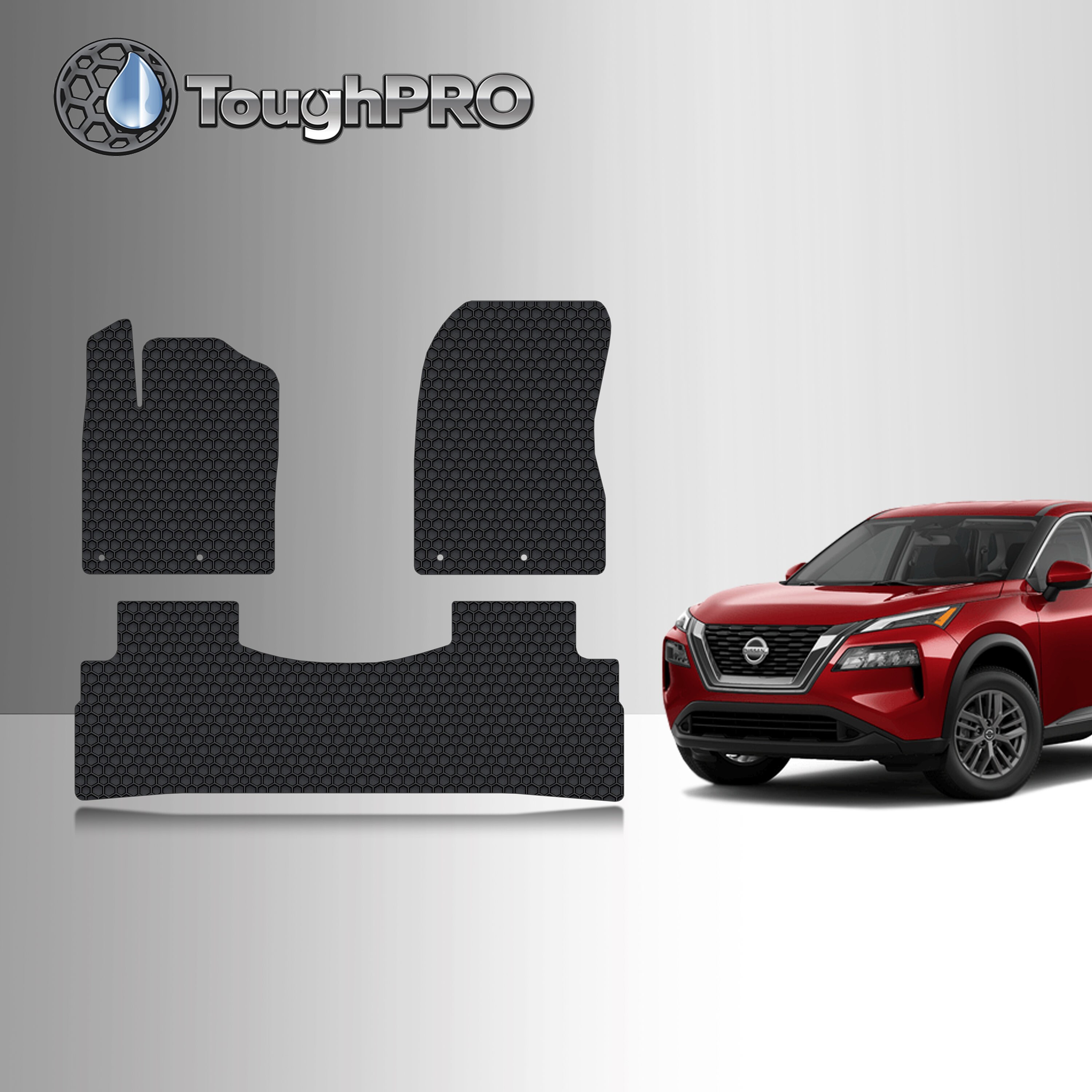 ToughPRO Floor Mats Black For Nissan Rogue All Weather Custom Etsy