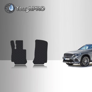 ToughPRO Front Mats Black For Mercedes-Benz GLC All Weather Custom Fit 2016-2022