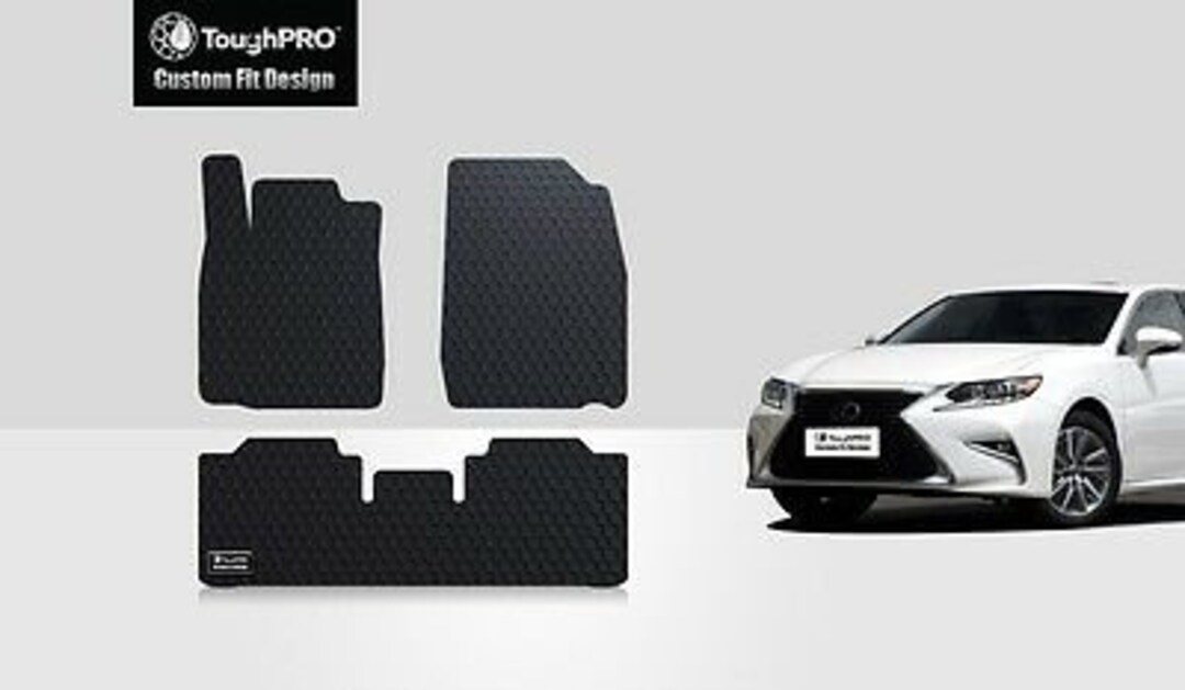 Toughpro Floor Mats Black for Lexus Es300h All Weather Custom Fit