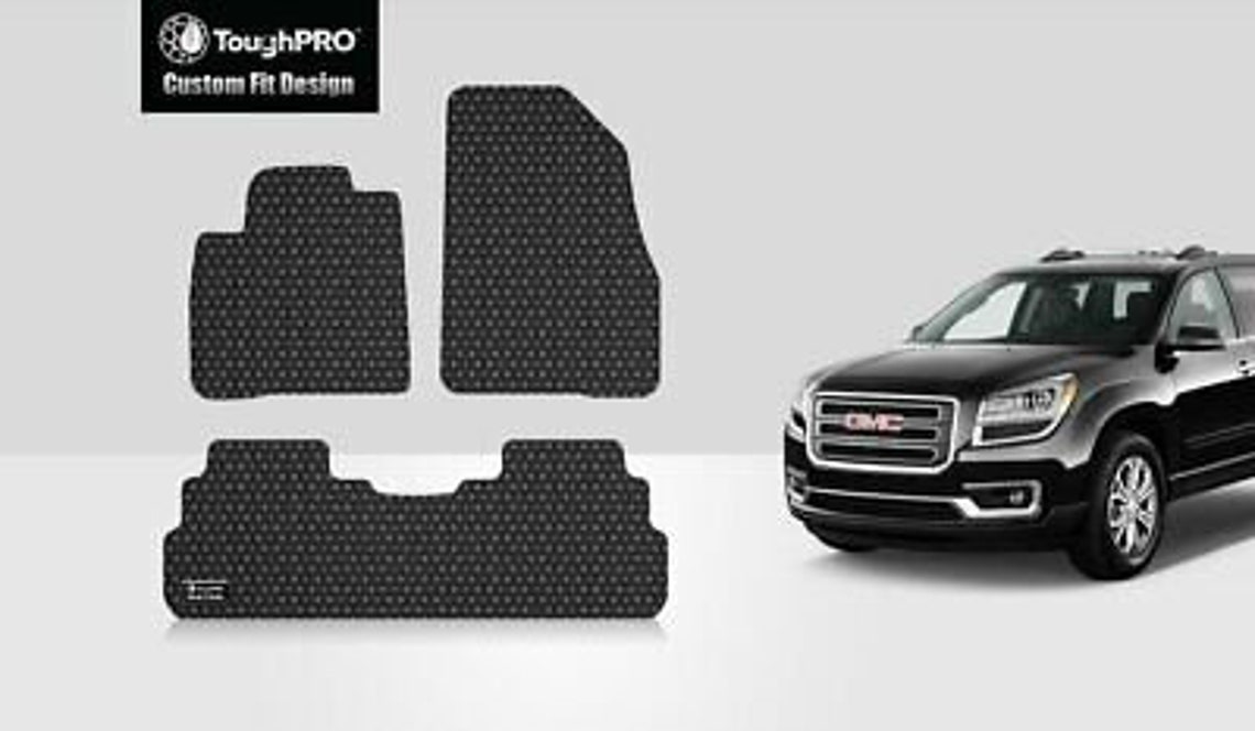 ToughPRO Floor Mats Black For GMC Acadia Denali Bench All Etsy
