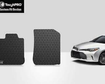 ToughPRO Front Mats Black For Toyota Avalon All Weather Custom Fit 2005-2012