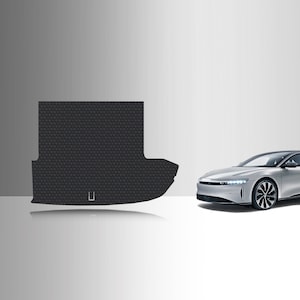 ToughPRO Lucid Air Heavy Duty Black Rubber Custom Trunk Mat For 2022-2024