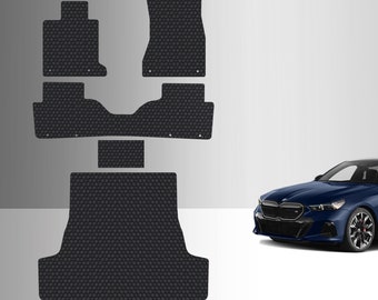 ToughPRO Full Set Floor Mats Black For BMW I5 All Weather Custom Fit 2024-2025