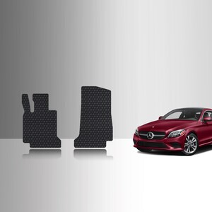 ToughPRO Front Mats Black For Mercedes-Benz C Class Coupe All Weather 2017-2024