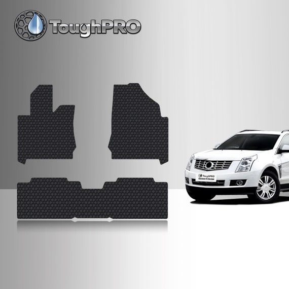 ToughPRO Custom Fit Cargo Mat For Cadillac SRX 2010-2016 – Heavy Duty All Weather Trunk Liner, Black Rubber