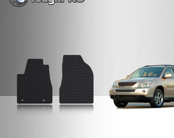 ToughPRO Front Mats Black For Lexus RX400h All Weather Custom Fit 2006-2008