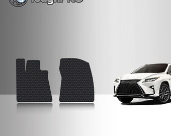 ToughPRO Front Mats Black For Lexus RX350L All Weather Custom Fit 2018-2022