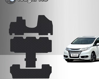 ToughPRO Floor Mats + 3rd Row Black For Honda Odyssey 7 Seater 2011-2017