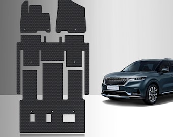 ToughPRO 1st + 2nd + 3rd Row Black For KIA Carnival 7 Seater All Weather 2022-2025