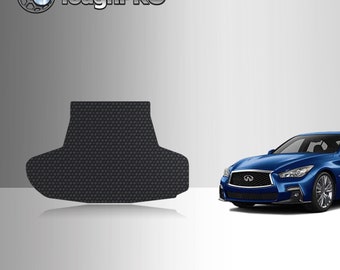 ToughPRO Cargo Mat Black For Infiniti Q50 3.0 No Spare Tire 2014-2023