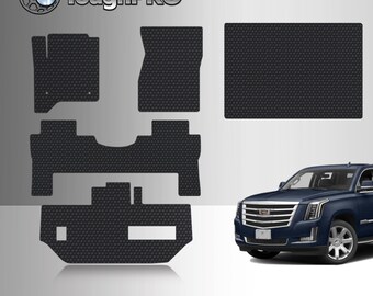 ToughPRO Floor Mats + 3rd Row + Cargo For Cadillac Escalade ESV Bench 2015-2020