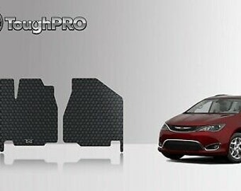 ToughPRO Front Mats Black For Chrysler Pacifica Hybrid Premium S Appearance All Weather Custom Fit 2024