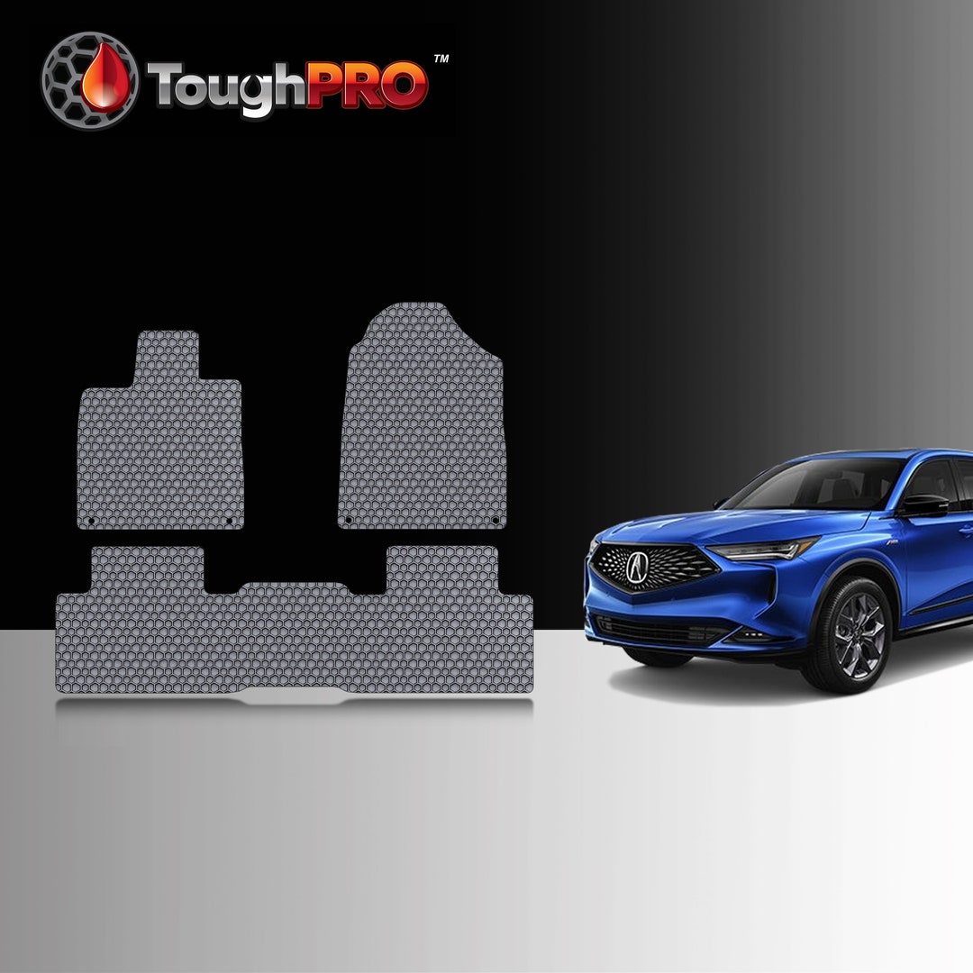 Toughpro Floor Mats Gray for Acura MDX All Weather Custom Fit Etsy