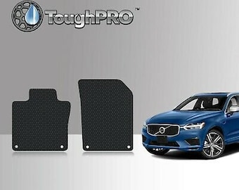 ToughPRO Front Mats Black For Volvo XC60 All Weather Custom Fit 2018-2025