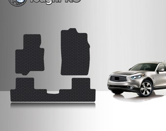 ToughPRO Black Cargo Mat For Infiniti FX35 2009-2012 – Heavy Duty All Weather Trunk Liner