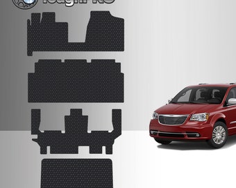 ToughPRO Full Set Black For Chrysler Town and Country All Weather 2013-2016