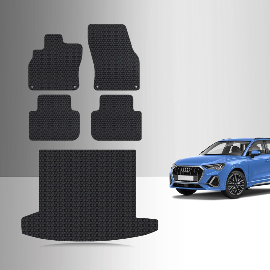Toughpro Full Set Floor Cargo Mats Black for Audi Q3 Down Position All Weather 20192023 Etsy