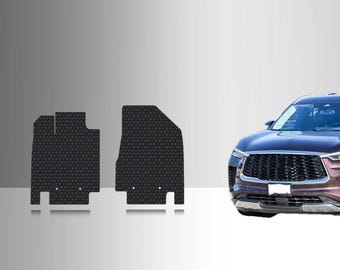 ToughPRO Front Mats Black For Infiniti QX60 All Weather Custom Fit 2022-2025