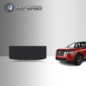 ToughPRO Cargo Mat Black For Nissan Pathfinder 3rd Row Up All Weather Custom Fit 2021-2025