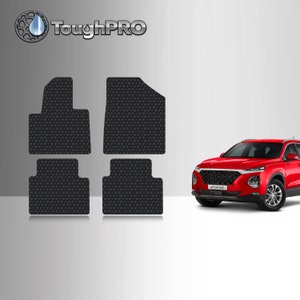 ToughPRO Floor Mats Black For Hyundai Santa Fe XL All Weather 2019