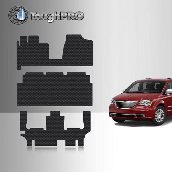 Toughpro Floor Mats 3rd Row Black for Dodge Grand Caravan All